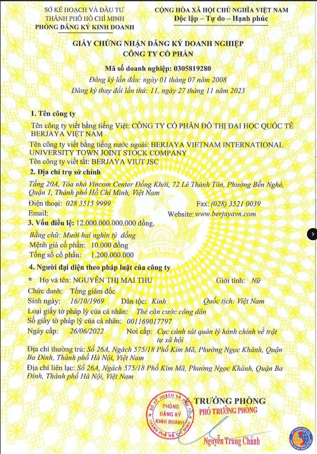 Scan Chứng Từ Pháp Lý