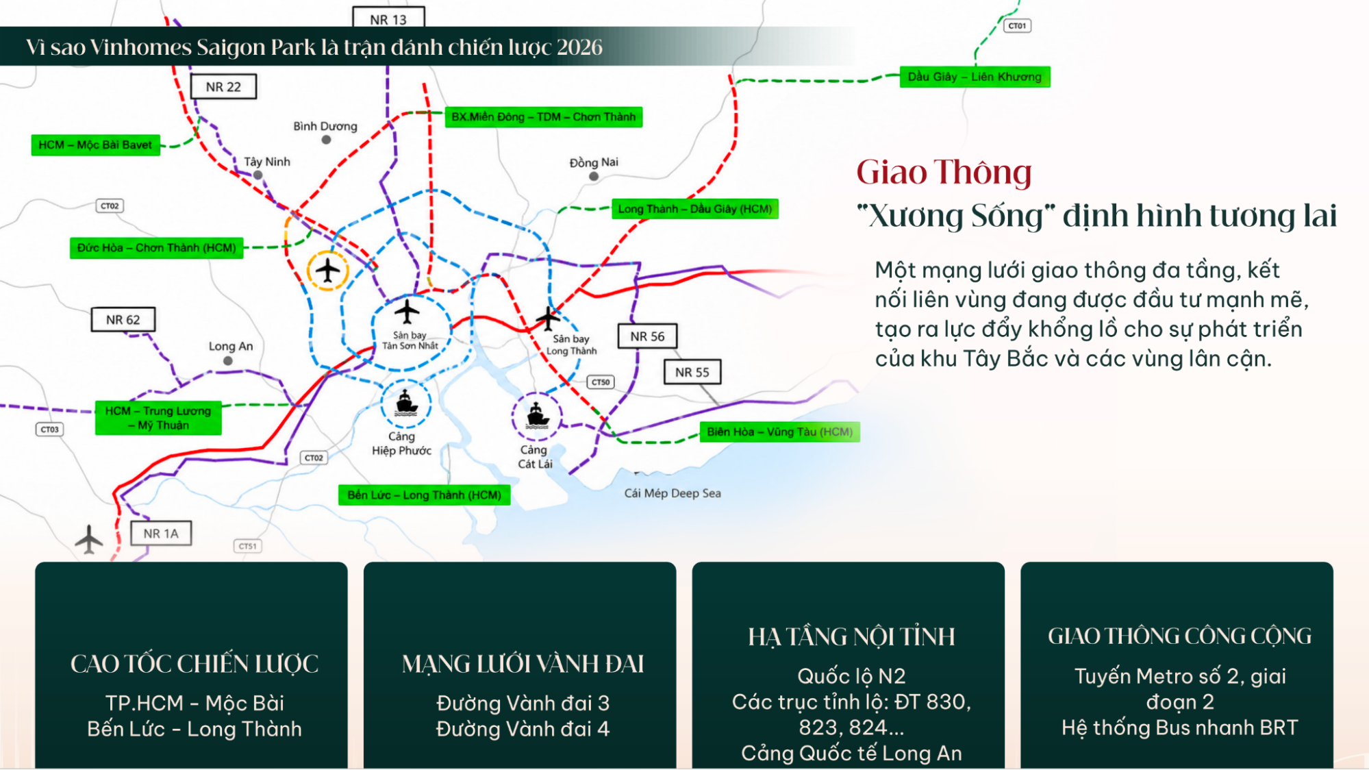 Bản đồ quy hoạch Vinhomes Hóc Môn